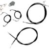 2008-2013 Street/ Electra/ Ultra Glide W/ ABS 12-14" Black Vinyl Cables
