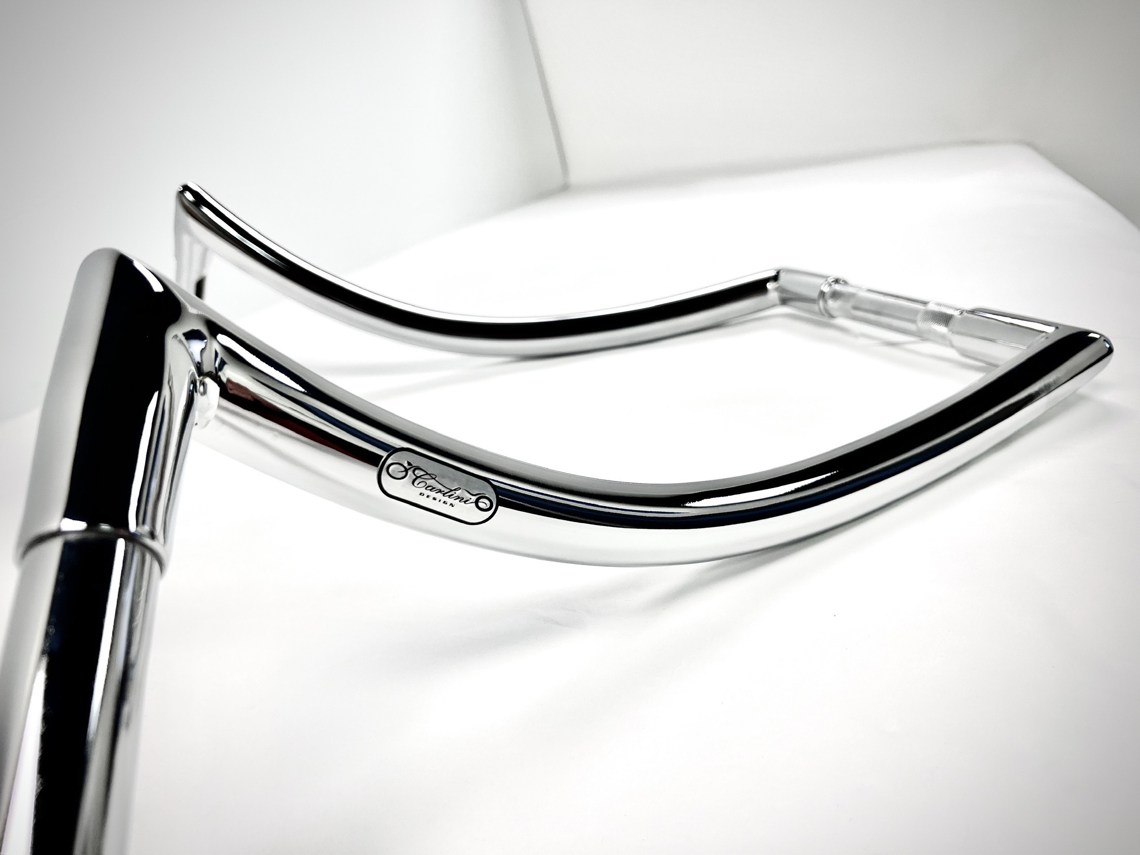 Menace Ape Meathook 18'' 1.5 Chrome Throttle By Wire - Carlini Design